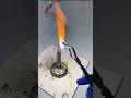 Burning magnesium metal 🔥 #science #chemistry #experiment