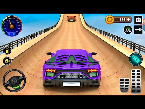 Mega Ramp Bus Stunts Simulator: Coach Bus Extreme Stunt Racing - Android Gameplay