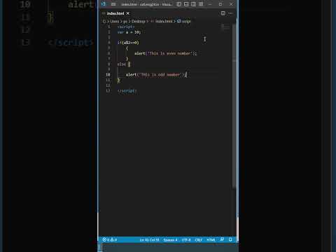 Javascript Odd Or Even Program Even Odd Program In Javascript Javascript Javascripttutorials