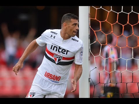 Gol de Diego Souza - São Paulo 2 x 0 Botafogo-SP - Narração de José Manoel de Barros