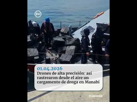 Drones de alta precisión: así rastrearon desde el aire un cargamento de droga en Manabí