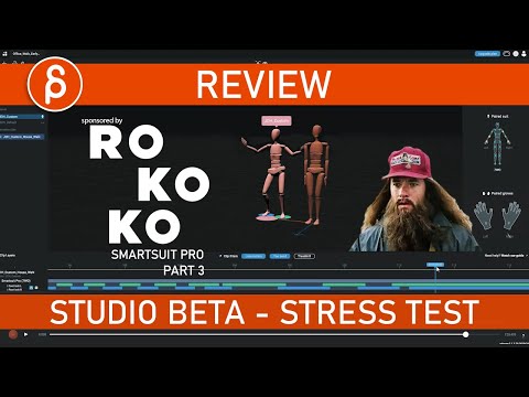 Rokoko Motion Capture Smartsuit Pro (Studio Beta) - Stress Test and Editing - Part 3