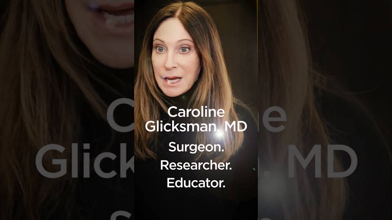 🎙️ GET TO KNOW: Dr. Caroline Glicksman ✨