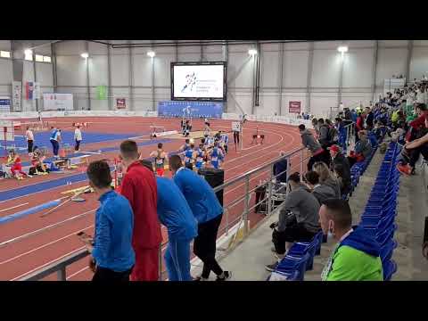 800m [M], bronca Belčića - Prvenstvo Balkana u dvorani za juniore i juniorke 2022