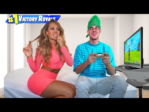 I Met an INSTAGRAM Model On FORTNITE and She came to my HOUSE...