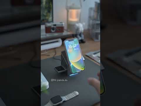 Trạm sạc không dây xoay tự động 3 trong 1 - CubeTrick X