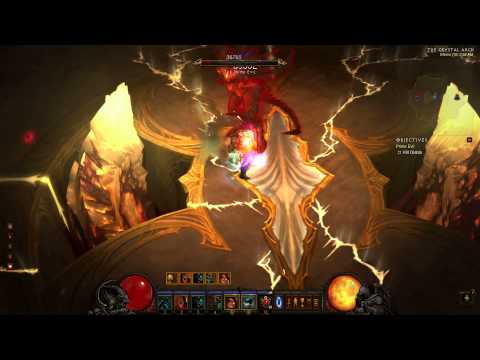 Diablo 3 - Barbarian Solo Diablo Kill - Inferno mp10