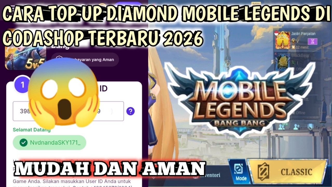 How to Top Up Mobile Legends Diamonds on Codashop Latest 2026
