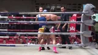 Download Lagu Lucy Davis (Tiger Muay Thai) vs Nongkarn @ Patong Stadium Thumbnail
