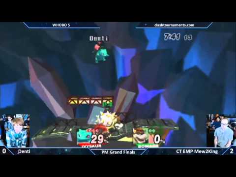 WHOBO 5 - CT Mew2King vs Denti - Grand Finals - Project M