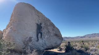Video thumbnail of Browning Slab, V2. Joshua Tree