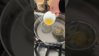 Easy Egg Poaching Hack #hacks