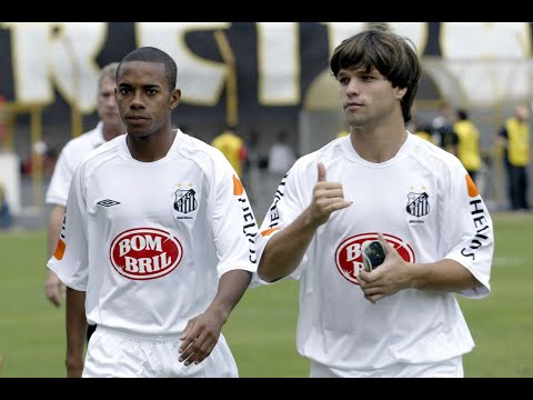 Santos no Brasileirão 2002, 2003 e 2004 (Diego e Robinho)