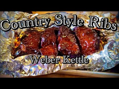 How To Smoke Country Style Ribs On A Weber Kettle