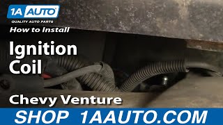 How to Install Replace Ignition Coil Chevy Venture Pontiac Montana 3400 97-04 1AAuto.com
