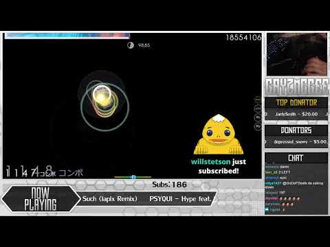 [Live] Gayzmcgee | PSYQUI - Hype feat. Such (Remix) [Reform's Insane]+DT 98.73% {#6 455pp FC} - osu!
