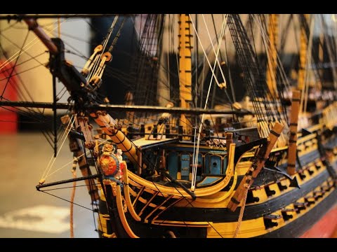 HMS Victory 1805 54.5" Scale 1/72 1385mm Wood Model Ship Kit