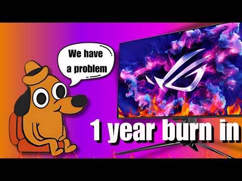 OLED Burn-in : 1 Year Update