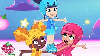 Berry in the Big City 🍓 Special Roller Skating Day! 🍓 Strawberry Shortcake 🍓 Full Episodes