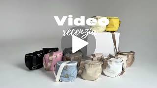 Crossbody kabelka Laura Biaggi ružová semišová