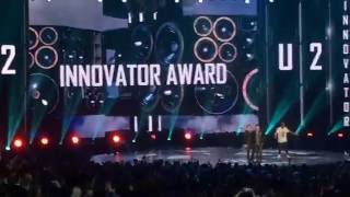 U2 - Innovator Award @ iHeartRadio Music Awards 2016 Los Angeles Live