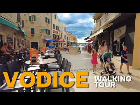 Relaxing Morning Walk in Vodice, Croatia 🇭🇷 Part 1/3.