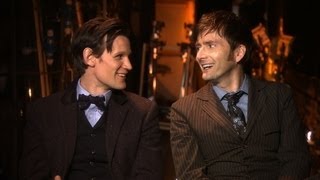 Matt Smith et David Tennant dans les coulisses