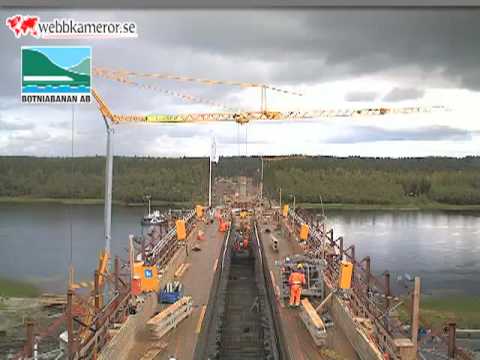 Uumaja, Umeälvsbron, timelapse, vaihe 1(3)