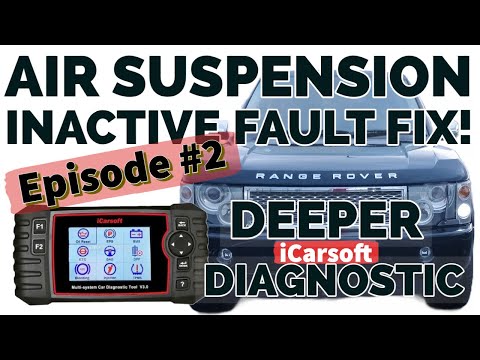 iCarsoft on Range Rover L322 Air Suspension Inactive Fault Fix - Episode #2