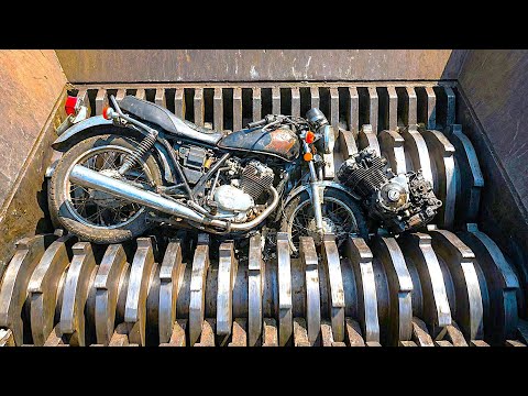 Strongest Metal, Engine vs Giant Shredder! Extreme Metal Shredding Experiments 