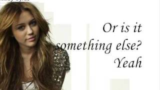 Miley Cyrus - Obsessed (Lyrics On Screen)