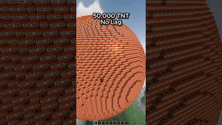 Minecraft 50,000 TNT Explosion...🤩 NO LAG (NASA PC) #minecraft