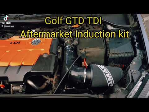 Volkswagen Golf mk6 TDI GTD induction kit.