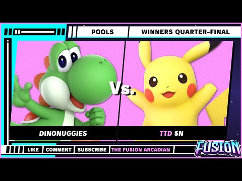 The Fusion Arcadian 12 - Pools - Winners Quarter-Final - DinoNuggies (Yoshi) VS $N (Pikachu) - SSBU