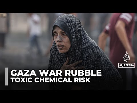 Palestinians in Gaza face deadly asbestos risk from toxic war rubble