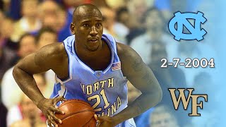 UNC Basketball: #17 North Carolina at #16 Wake Forest | 2-7-2004 | Full Game