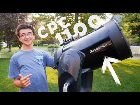 New Telescope! Photographing JUPITER and SATURN with the Celestron CPC1100!