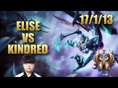 SKT T1 Clid Elise Jungle Vs Kindred - KR Challenger Patch 9.20