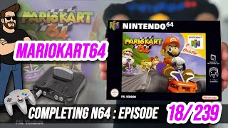 Completing EVERY UK PAL N64 Game! Mario Kart 64 18/239 Nintendo 64