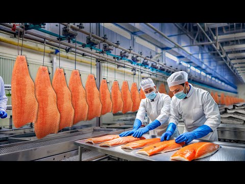 How Scotland Produces Thousands of Smoked Salmons Per Day I Smoked Salmon Factory Process