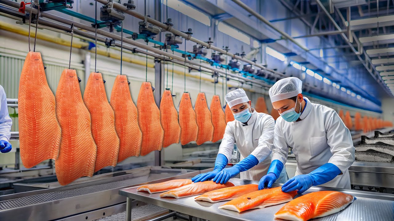 How Scotland Produces Thousands of Smoked Salmons Per Day I Smoked Salmon Factory Process