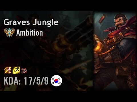 Graves Jungle vs Nidalee - Ambition - KR Challenger Path 6.6