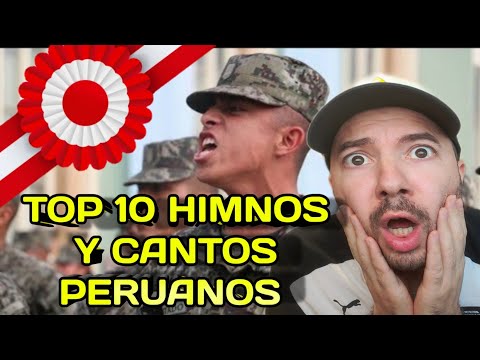 The Spanish military reacts to the Top 10 Best Military Anthems and Marches of Peru