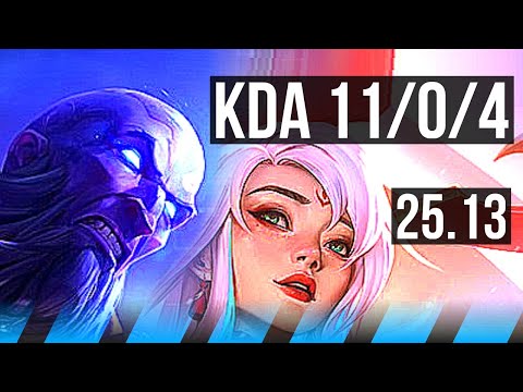 RYZE vs IRELIA (MID) | 11/0/4, Legendary | KR Master | 25.13