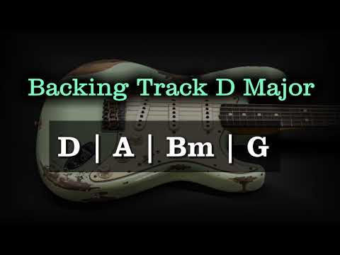 Rock Backing Track D Major | 100 BPM | Guitar Backing Track