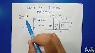 Direct and Inverse proportion ll Introduction ll Class 8 ll Chapter 13