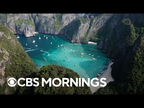 Iconic Thai beach re-opens to tourists