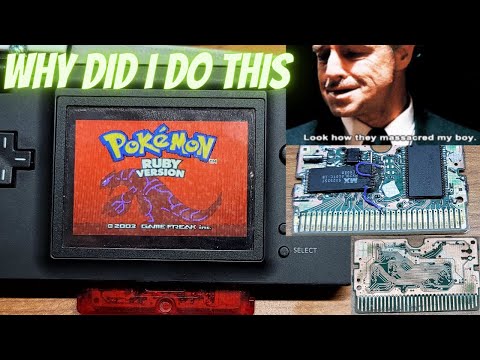 Let's repair every trace on this copy of Pokémon Ruby!