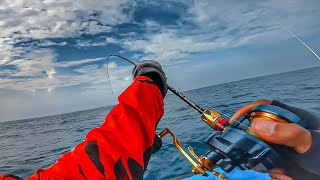 FIRST TEST AMISSS‼️The Sensation of Using a Ryobi Jigzone Jigging Overhead Reel in the South Sea ...