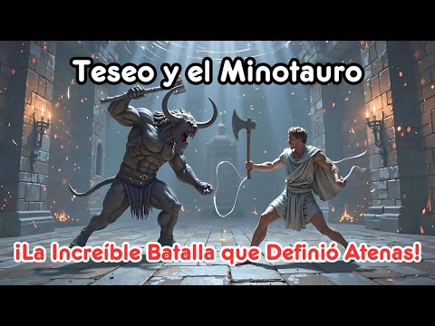 El Héroe de Atenas: ¡La Épica Aventura de Teseo Contra el Minotauro! - Mitología Griega.